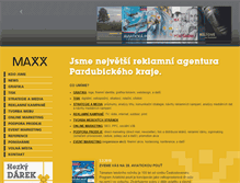 Tablet Screenshot of maxx.cz